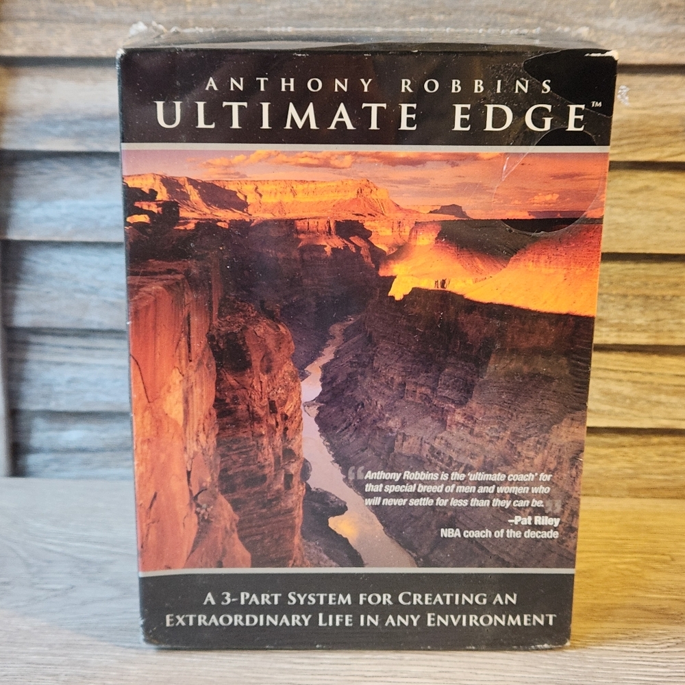 Anthony Tony Robbins Ultimate Edge 3 Part System CD DVD Box Set Sealed New